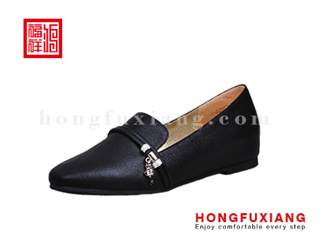 鸿福祥布鞋女鞋H5LX82352黑色都市潮流系列